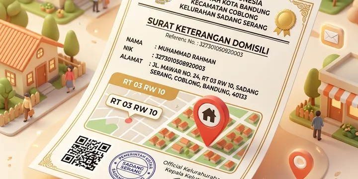 Cara Membuat Surat Domisili dari RT: Prosedur Lengkap