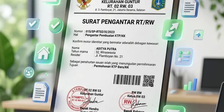 Contoh Surat Pengantar RT Terbaru: Format & Cara Membuat